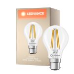 Ledvance Classic LED B22 Birne Fadenlampe Klar 5.9W 806lm - 827 Extra Warmweiß | Ersatz Für 60W