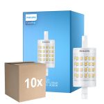 Mehrfachpackung 10x Philips CorePro LED R7S Linear 78mm Klar 7W 1000lm - 840 Kaltweiß | Ersatz Für 60W