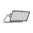 Ledvance LED-Scheinwerfer Max Radial 25 Aluminium Grau 600W 76000lm 25D - 830 Warmweiß | IP66 - Symmetrisch